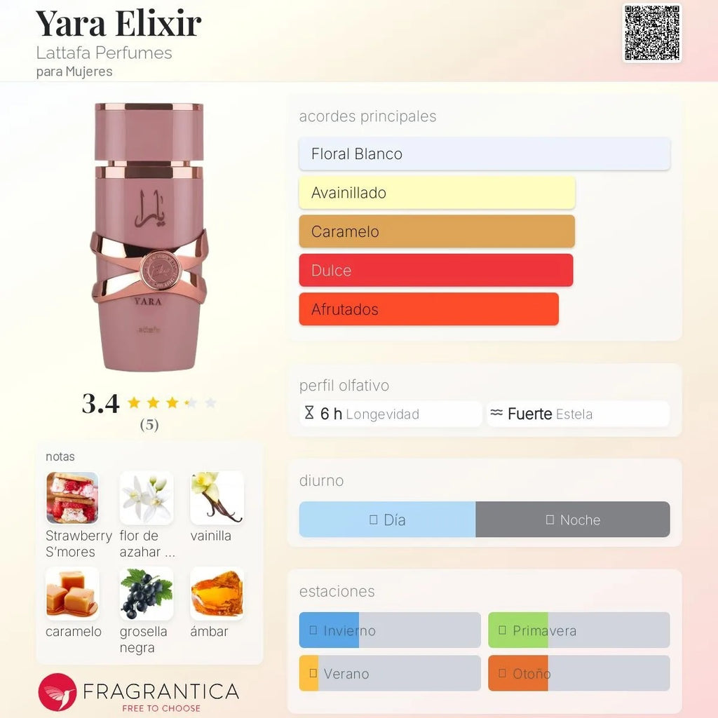 Yara Elixir 100ml Lattafa EDP
